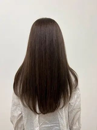 ロング カラー 濱地 美乃理のヘアスタイル