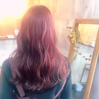 ロング カラー 髪質改善💓艶髪💓 暖色💗加藤あゆみのヘアスタイル