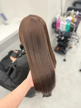 ロング カラー 🥂上品ワンホンヘア 🥂nozomiのヘアスタイル