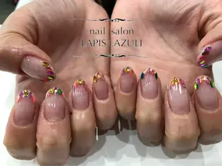 ネイル nail salon ラピスラズリのネイルデザイン