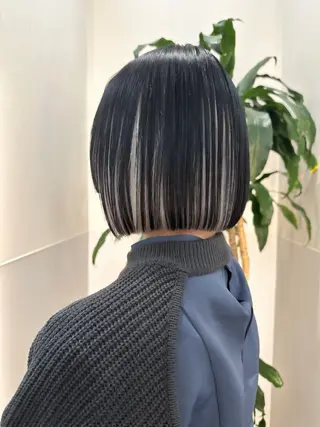 ショート カラー 🦋レイヤーカット ミドリカワ🦋のヘアスタイル