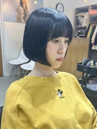 ショート ボブ人気No,1✨ TAME副店長のヘアスタイル