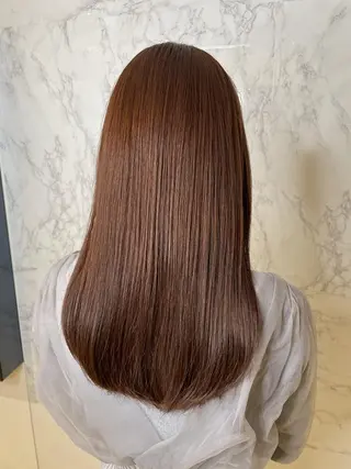 ロング カラー 髪質改善・縮毛矯正 濱　泰賀のヘアスタイル
