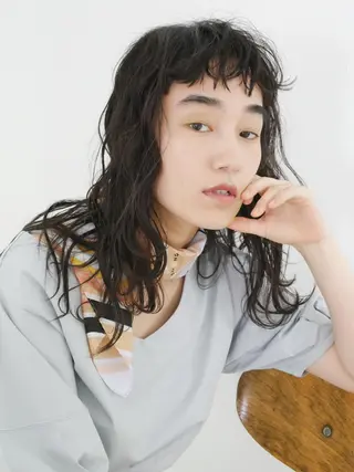 ロング カラー パーマ 🌸銀座一丁目/美髪 矯正🌸山田 隆介のヘアスタイル