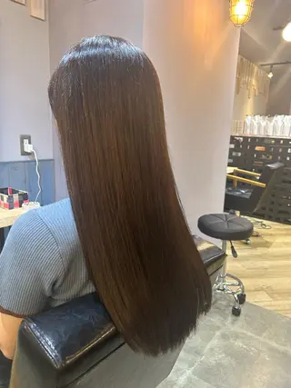 ロング 園田 彩音のヘアスタイル