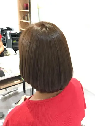 ミディアム カラー 金子 富士のヘアスタイル