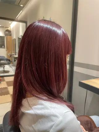 セミロング カラー 寺田 翔のヘアスタイル