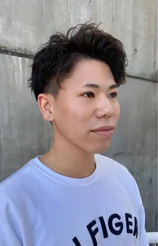 ショート メンズ イーストハムネオ高木 亮人🌿のヘアスタイル