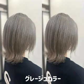 ミディアム lovis🧸ゆうあ 🧸/透明感カラーのヘアスタイル