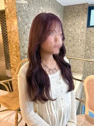 カラー 【pia】 ホノカブリーチカラーのヘアスタイル