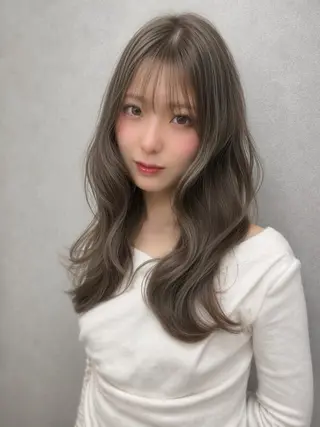ロング カラー AIRI layer cut hairのヘアスタイル
