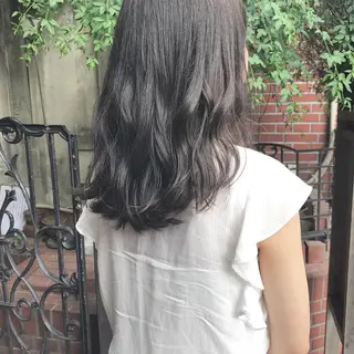 カラー クニモトハルナ ボブ/柔らかカラーのヘアスタイル