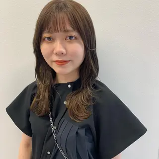 ロング カラー 髪質改善/韓国/ ヘアセット/夏美のヘアスタイル