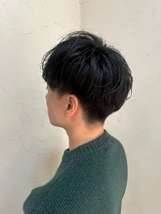 ショート パーマ メンズ 高柳 麻美のヘアスタイル