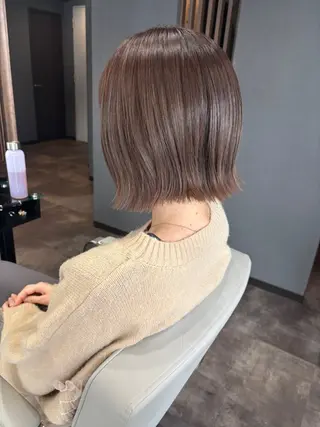 ミディアム カラー 仮坂 美夏のヘアスタイル