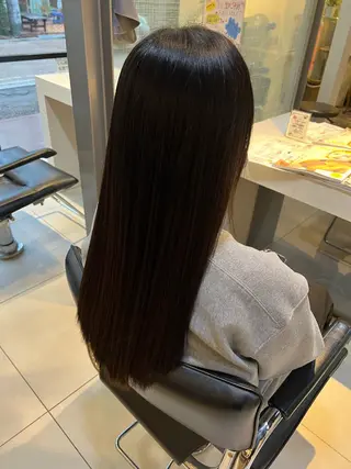 ロング ハイライト特化小澤 奈津美のヘアスタイル