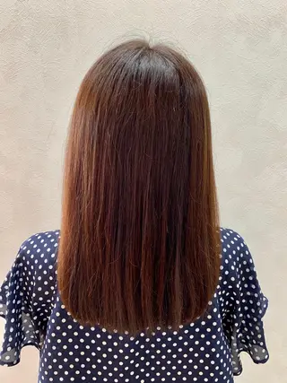ミディアム 加藤 遥花のヘアスタイル