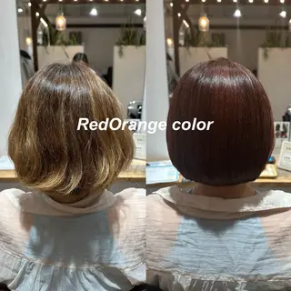 カラー diar茅ヶ崎 hair&organic spa【ディア ヘアー&オーガニックスパ】所属・茅ヶ崎/ ボブカット KaNa🌺🌴のヘアスタイル