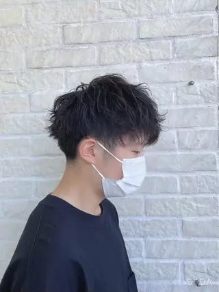 ショート メンズ 【パーマ特化美容師】 🔥Yoshiyaのヘアスタイル