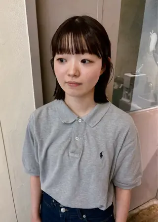 ショート カラー 西山 紗耶香🪽 透明感カラー/ボブのヘアスタイル