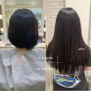 ショート シールエクステ横浜 🐏☁️miminaのヘアスタイル