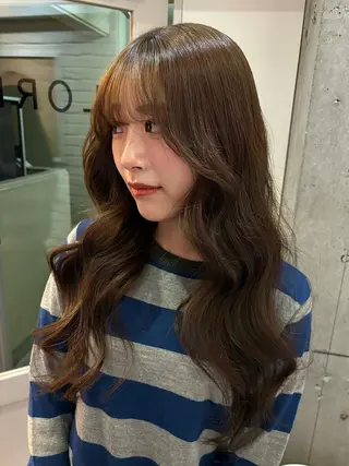 ロング 🍎デザインカラー /カエデ🍎のヘアスタイル