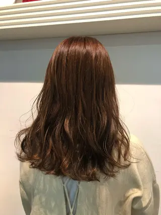 セミロング カラー 💐パーソナルカラー /市橋加菜💐のヘアスタイル