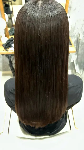 ロング カラー 似合わせ 顔周りYUUGAのヘアスタイル