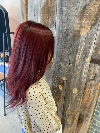 セミロング カラー ハマサキ 【店長】のヘアスタイル