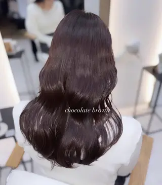 セミロング カラー 艶髪・透明感カラー・ 韓国ヘア・Yuriのヘアスタイル