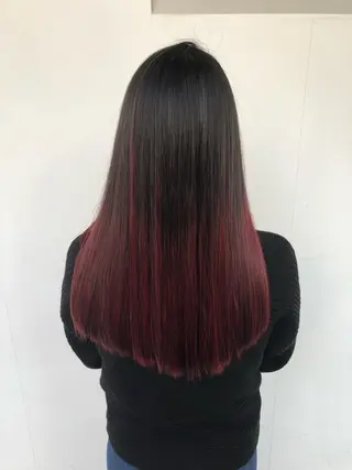 ロング カラー 東條 克義のヘアスタイル