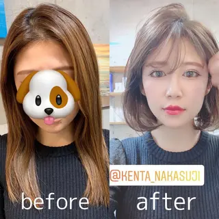 ショート カラー Beach 代表 KENTAのヘアスタイル