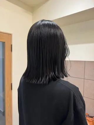 ミディアム カラー ゆ う あのヘアスタイル