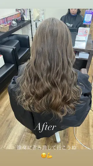 ロング カラー きむえり/髪質改善 /20代〜40代多数のヘアスタイル