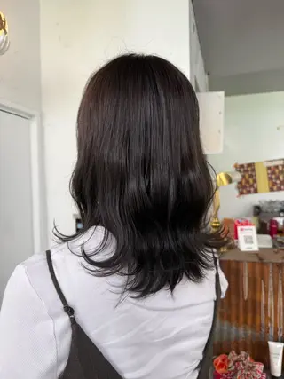 ミディアム 早野 心春のヘアスタイル