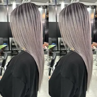 セミロング カラー 糸川 伸樹のヘアスタイル