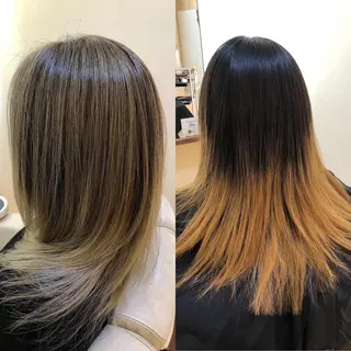 ロング 山岡 徹也のヘアスタイル