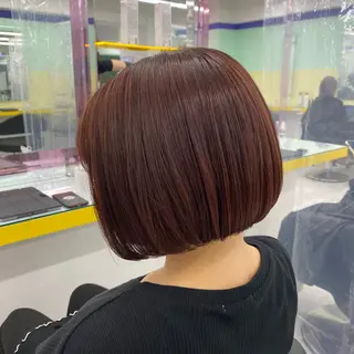 セミロング カラー ヘアアレンジ mai🍑暖色カラー /レイヤー💖のヘアスタイル