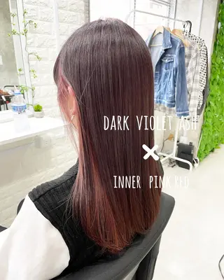 ミディアム カラー にしき さんのヘアスタイル