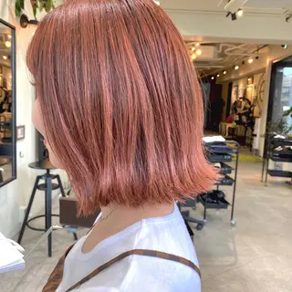 ミディアム カラー ヘアアレンジ 【ダメージレス施術】 【透明感】北村 拓也のヘアスタイル