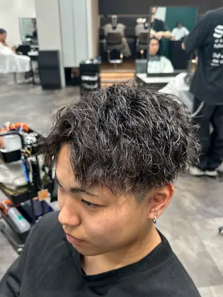 ショート パーマ メンズ ！メンズ特化！ 田中健輔のヘアスタイル