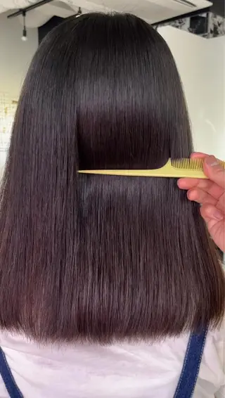 セミロング ヘアアレンジ ショート/脱白髪染め ☆宇﨑悠実のヘアスタイル