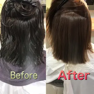 セミロング パーマ 髪質改善満足度NO1 山下のヘアスタイル