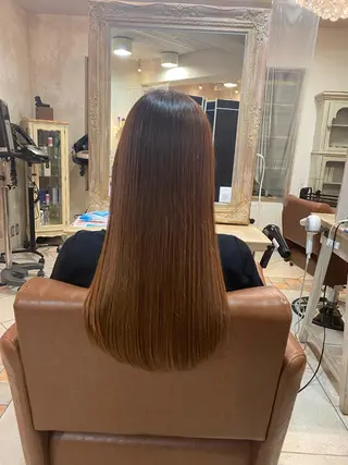 ロング カラー 井上 日菜乃のヘアスタイル