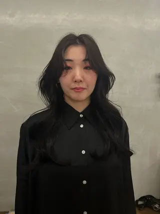 ロング サカモト ナオミのヘアスタイル