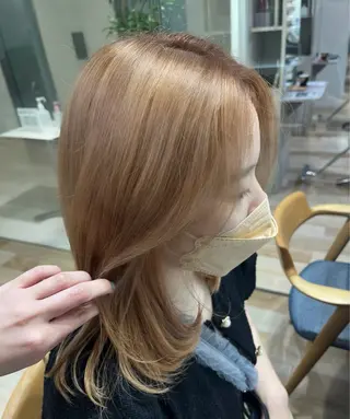 ロング カラー 大人かわいい レイヤー/田代のヘアスタイル