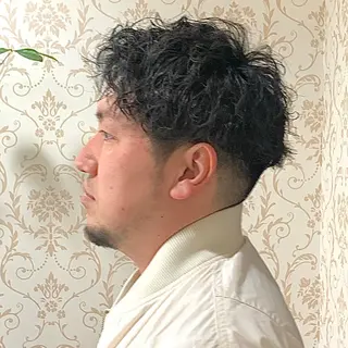 ショート パーマ メンズ メンズパーマ&メンズ 縮毛矯正/平野/渋谷のヘアスタイル
