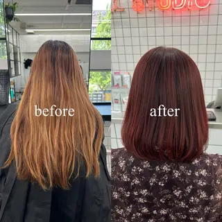 ミディアム カラー 🌷︎あすか🌷 JILLSTUDIOのヘアスタイル