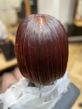 ショート カラー 望恵🌸 韓国🇰🇷スタイルのヘアスタイル