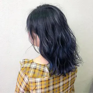 ミディアム カラー ライブトレア YOSHIKIのヘアスタイル
